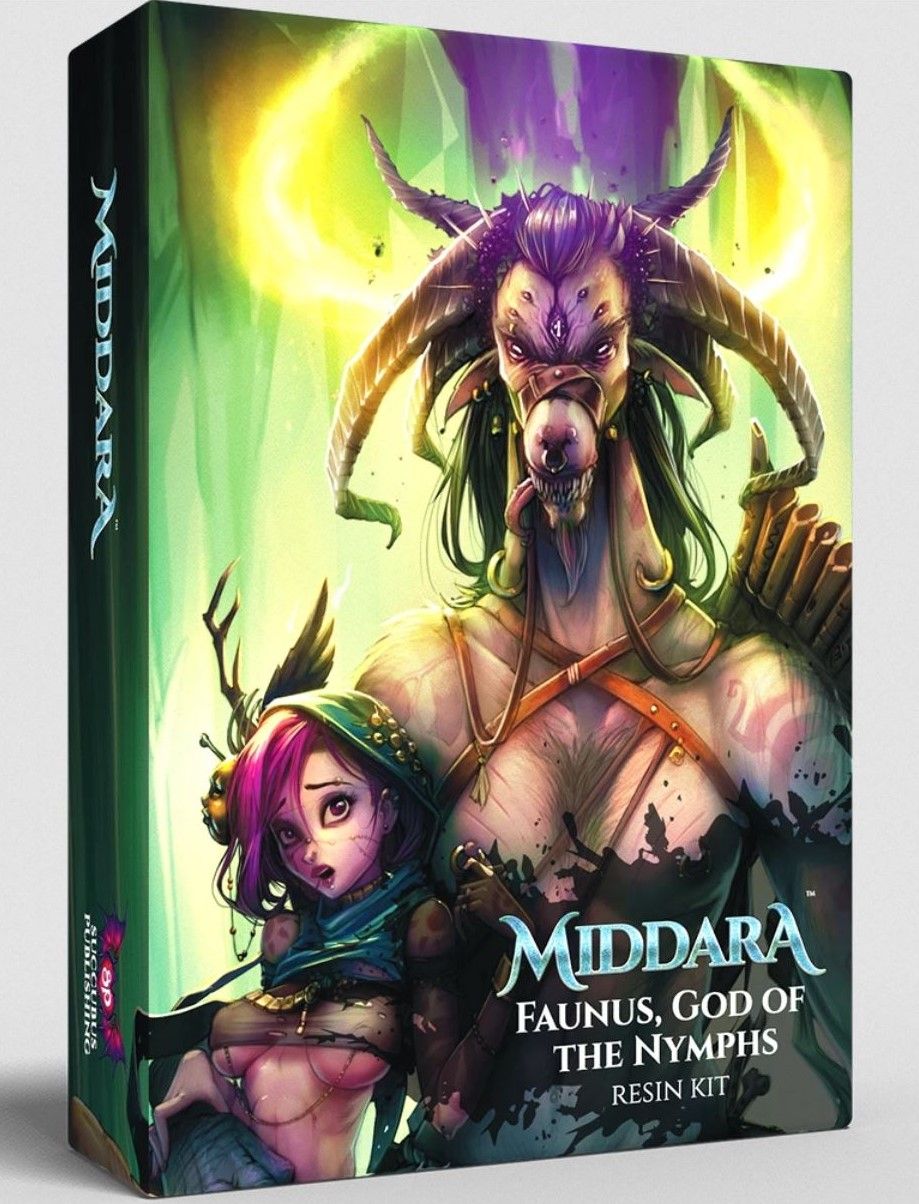 Middara: Faunus, God of the Nymphs Resin Kit box art