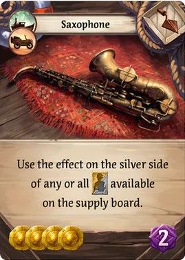 Coperta Lost Ruins of Arnak: Saxophone Promo Card