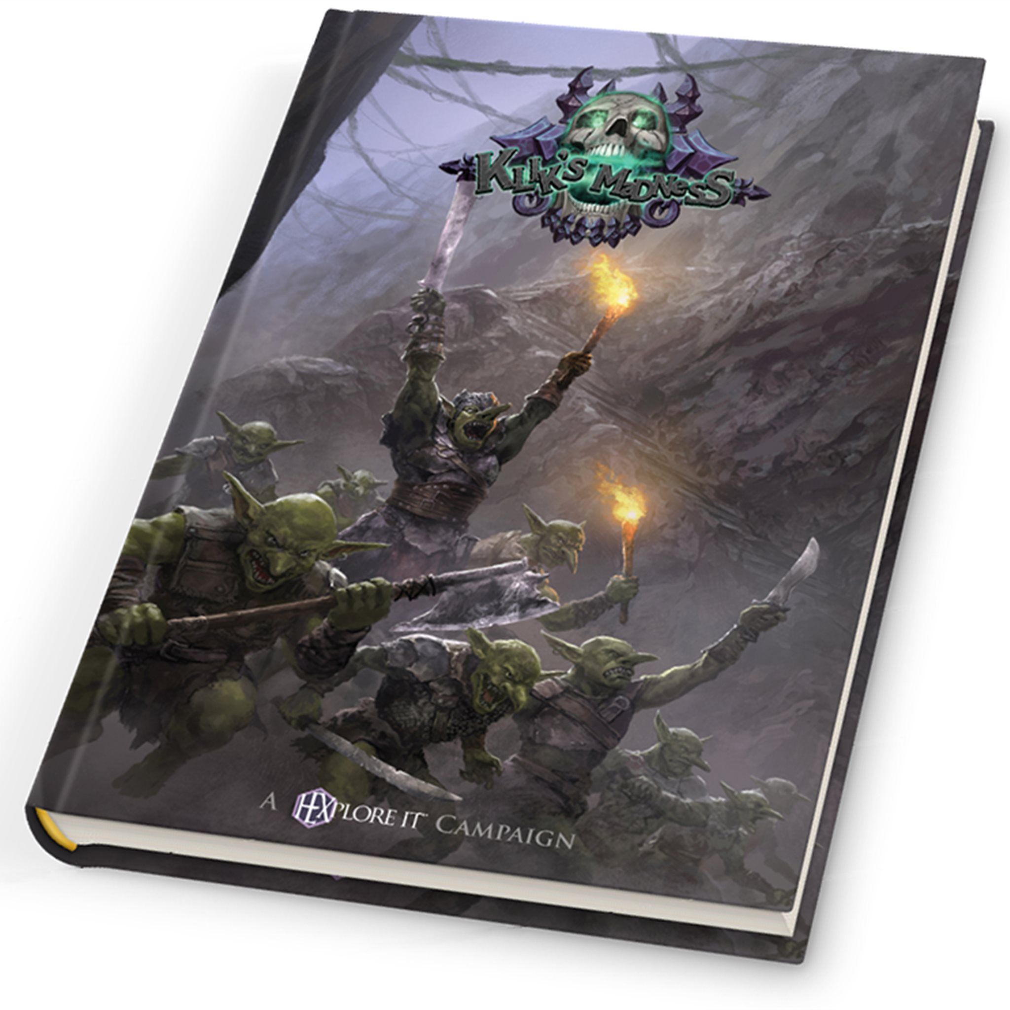 HEXplore It: The Valley of the Dead King – Klik's Madness Campaign Book box art