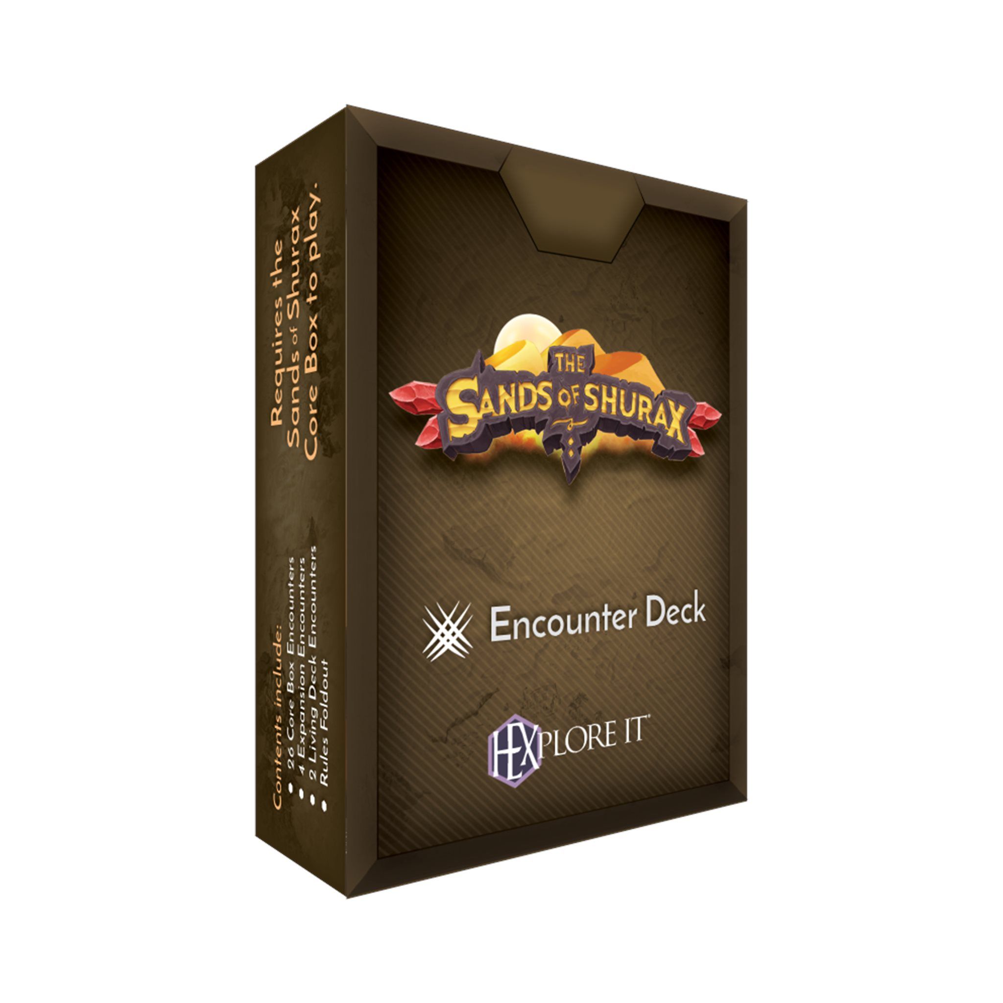 HEXplore It: The Sands of Shurax – Encounter Deck box art