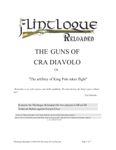 The Guns of Cra Diavolo, or, "The artillery of King Polo takes flight