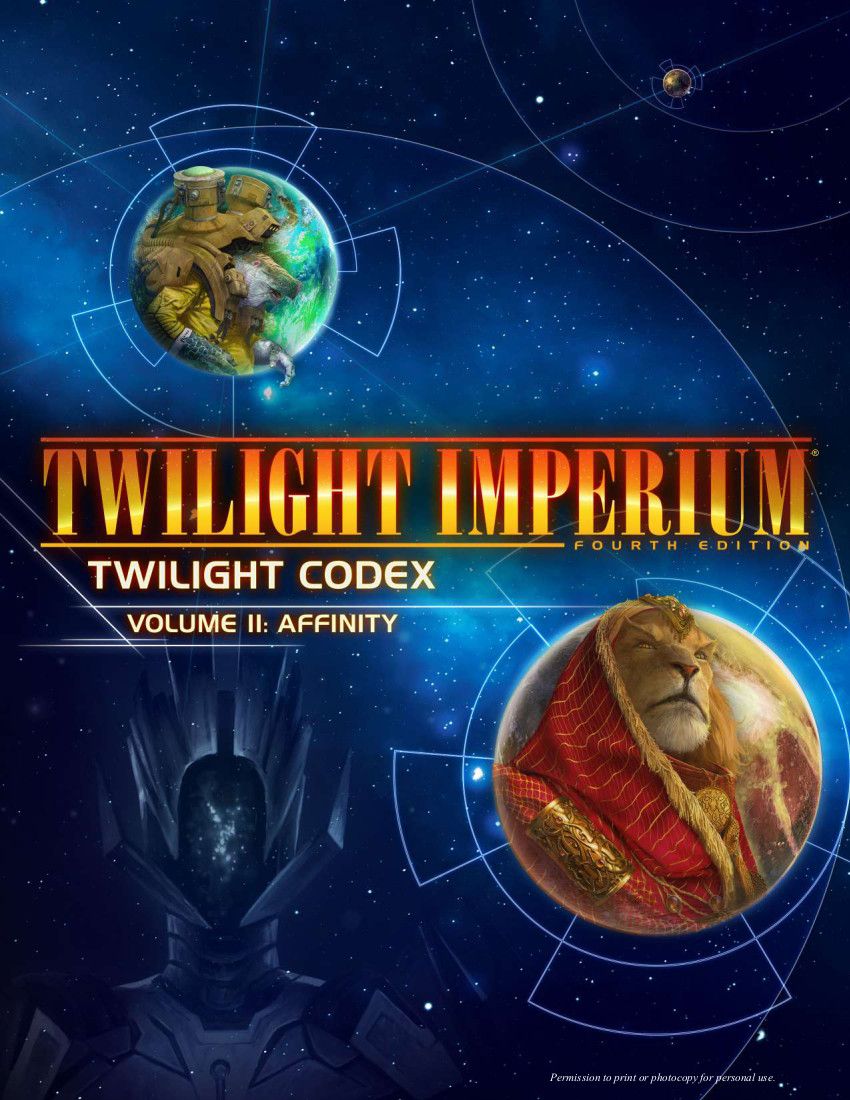 Twilight Imperium: Fourth Edition – Twilight Codex Volume II: Affinity doboz