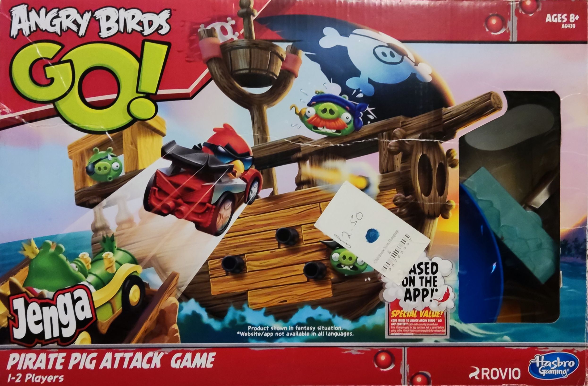 Angry Birds Go! Jenga: Pirate Pig Attack box art