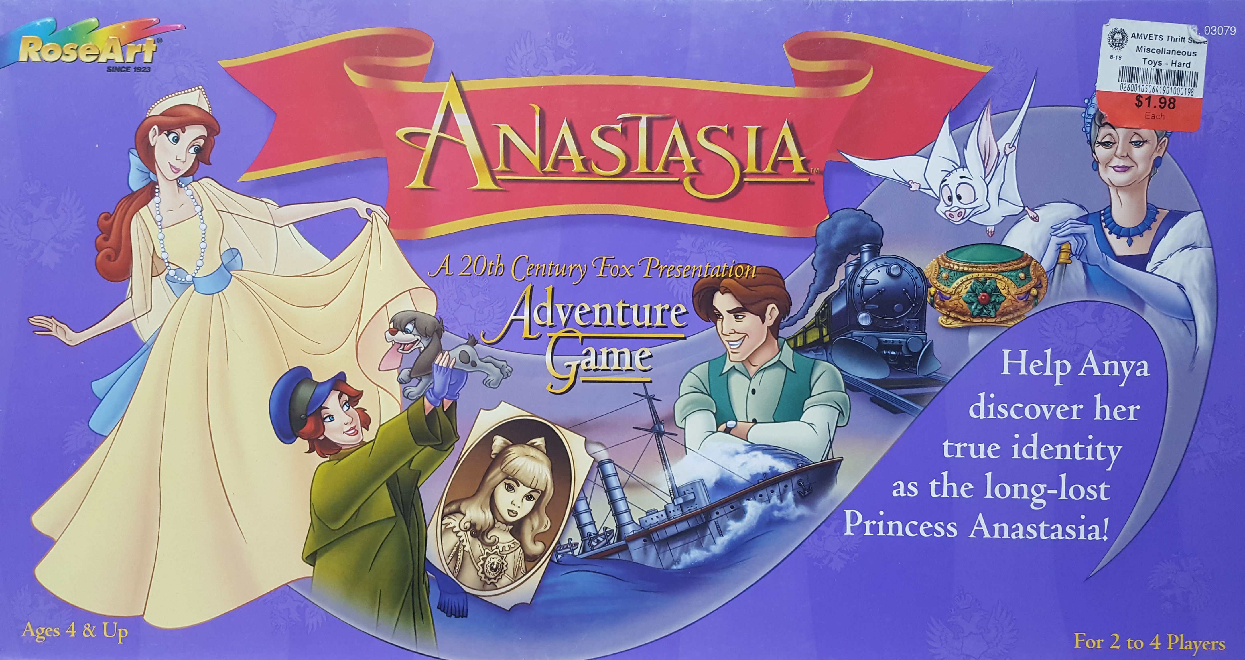 Anastasia Adventure Game doboz