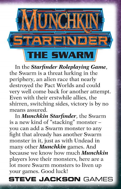 Coperta Munchkin Starfinder: The Swarm
