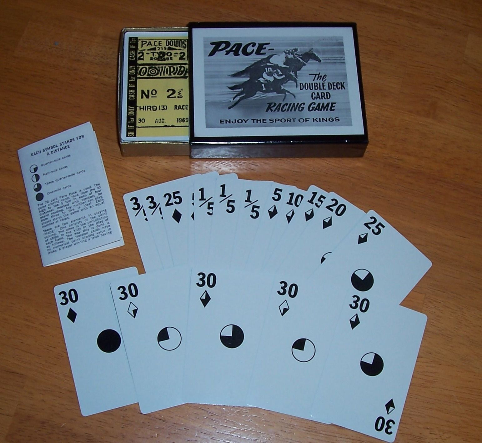 PACE: The Double Deck Card Racing Game box art