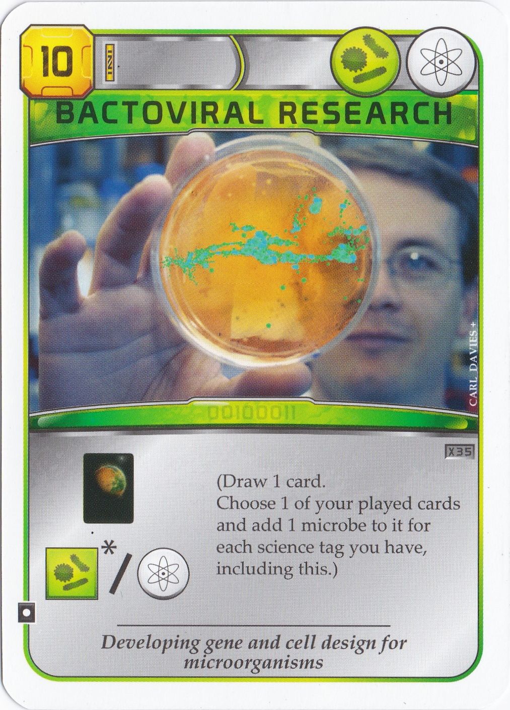 Coperta Terraforming Mars: Bactoviral Research Promo Card