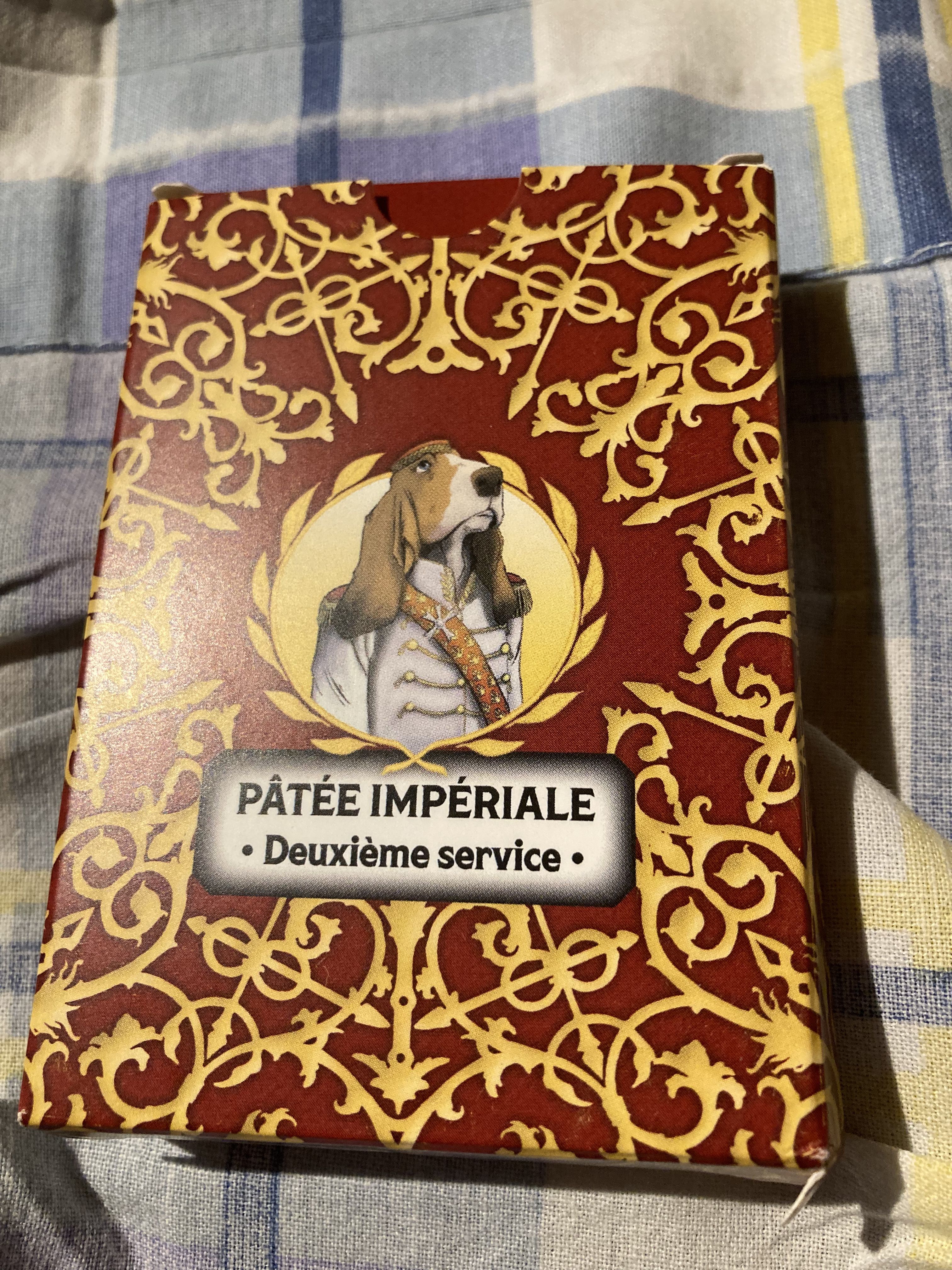 Pâtée impériale: Deuxième service box art