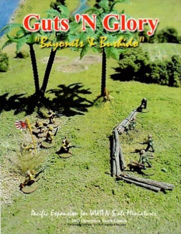 Guts ‘N Glory: Bayonets & Bushido – Pacific Expansion for WWII N Scale Miniatures box art