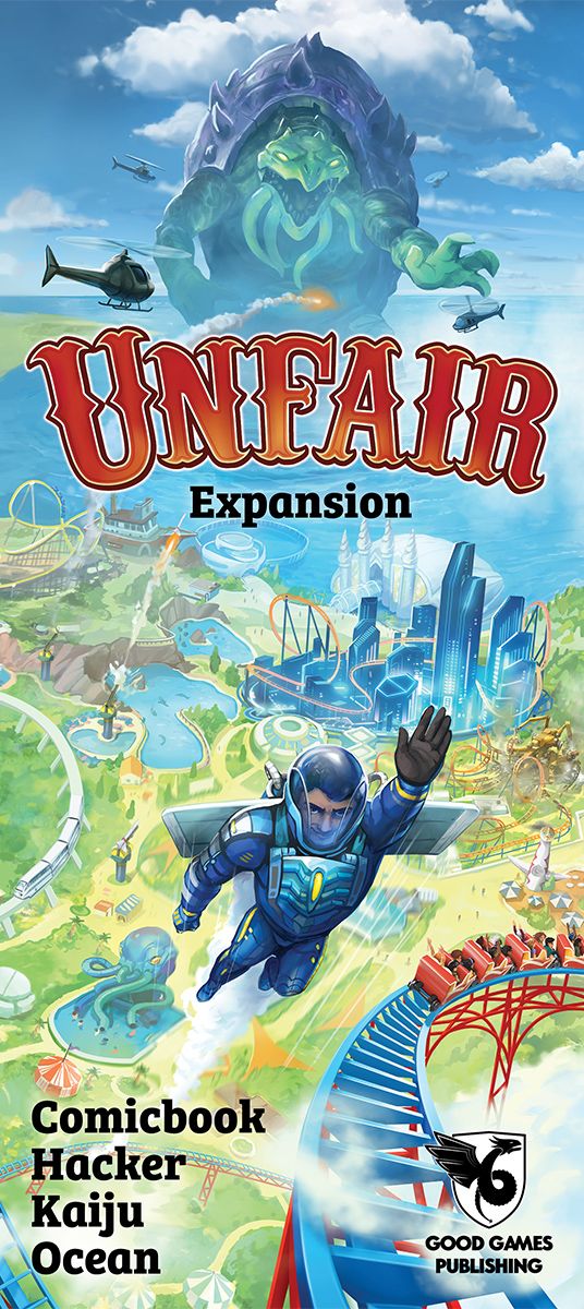 Unfair Expansion: Comicbook Hacker Kaiju Ocean doboz