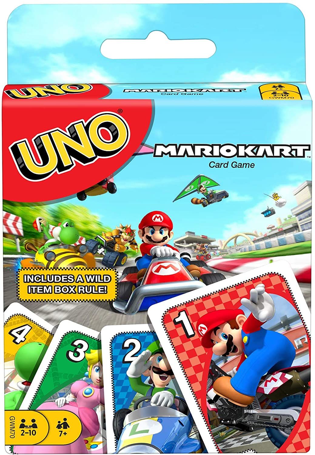 UNO: Mario Kart doboz