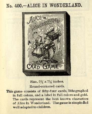 Alice in Wonderland: A Card Game doboz