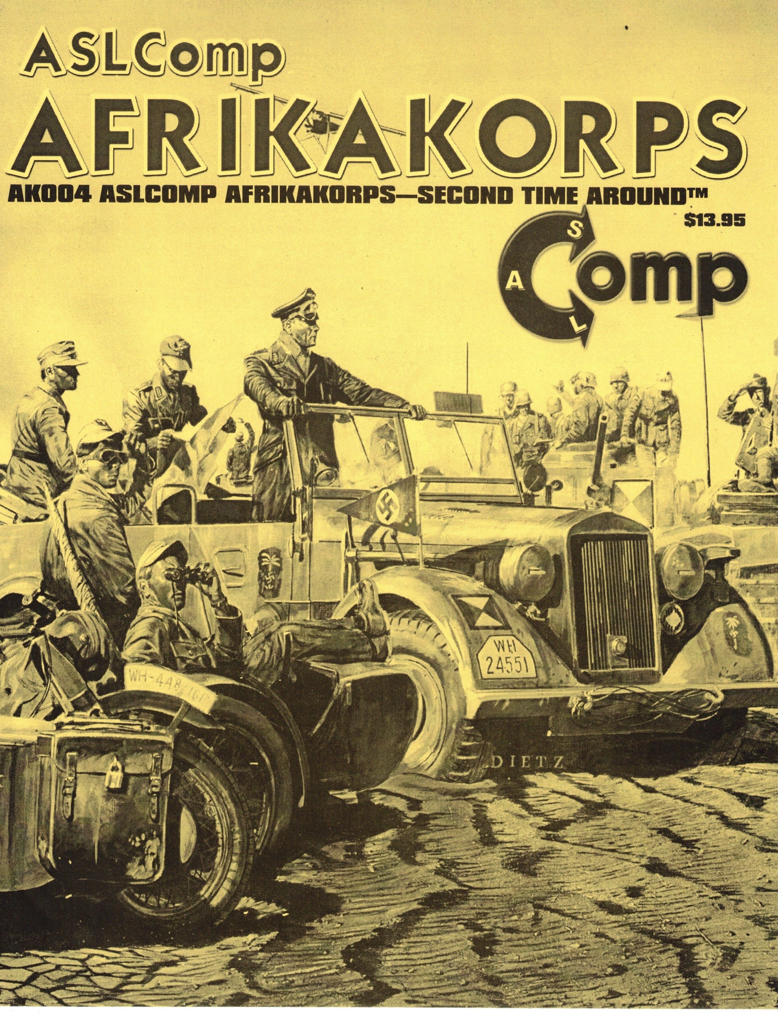 ASL Comp Afrikakorps: Second Time Around box art