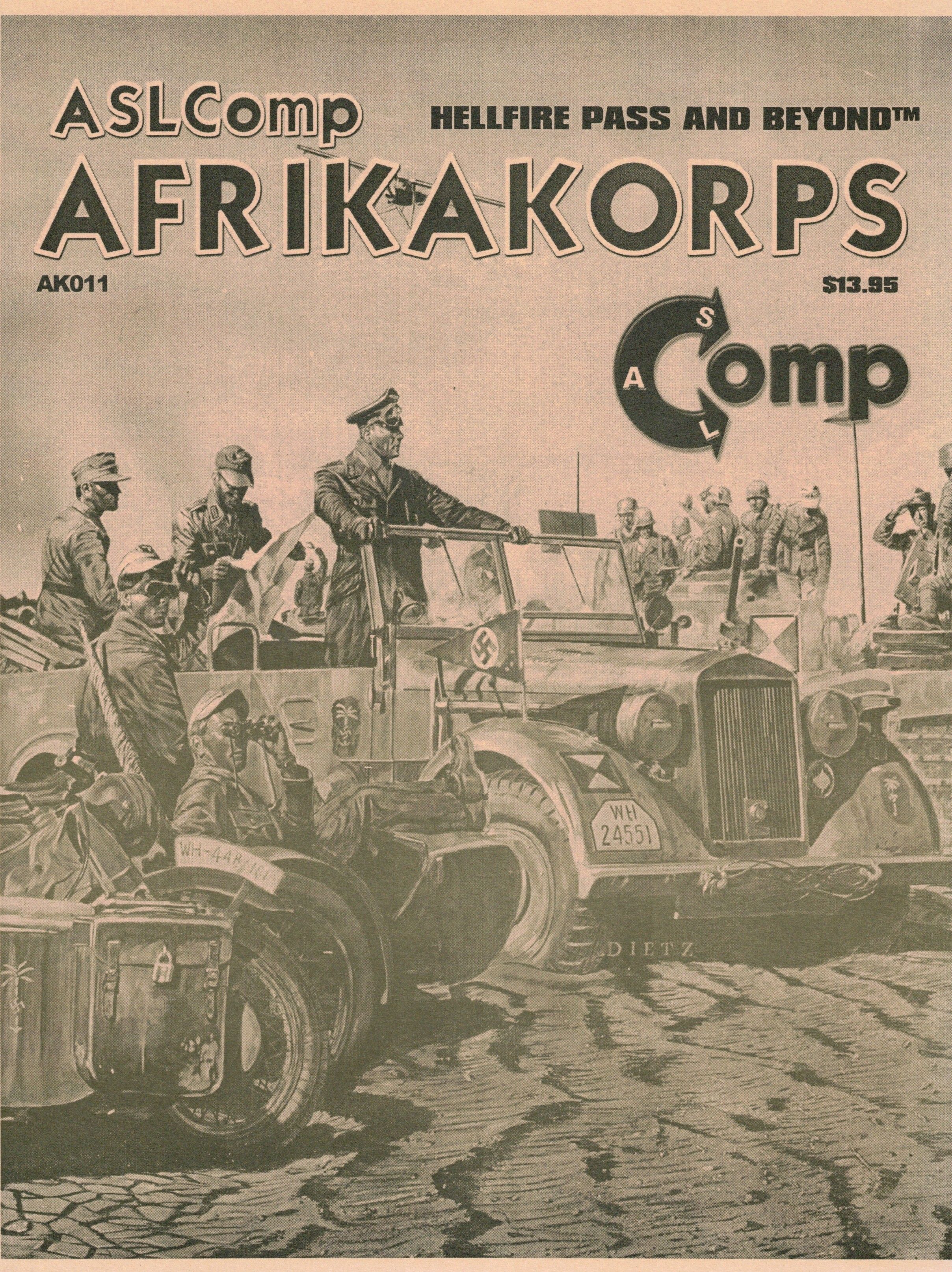 ASL Comp Afrikakorps: Hellfire Pass and Beyond box art
