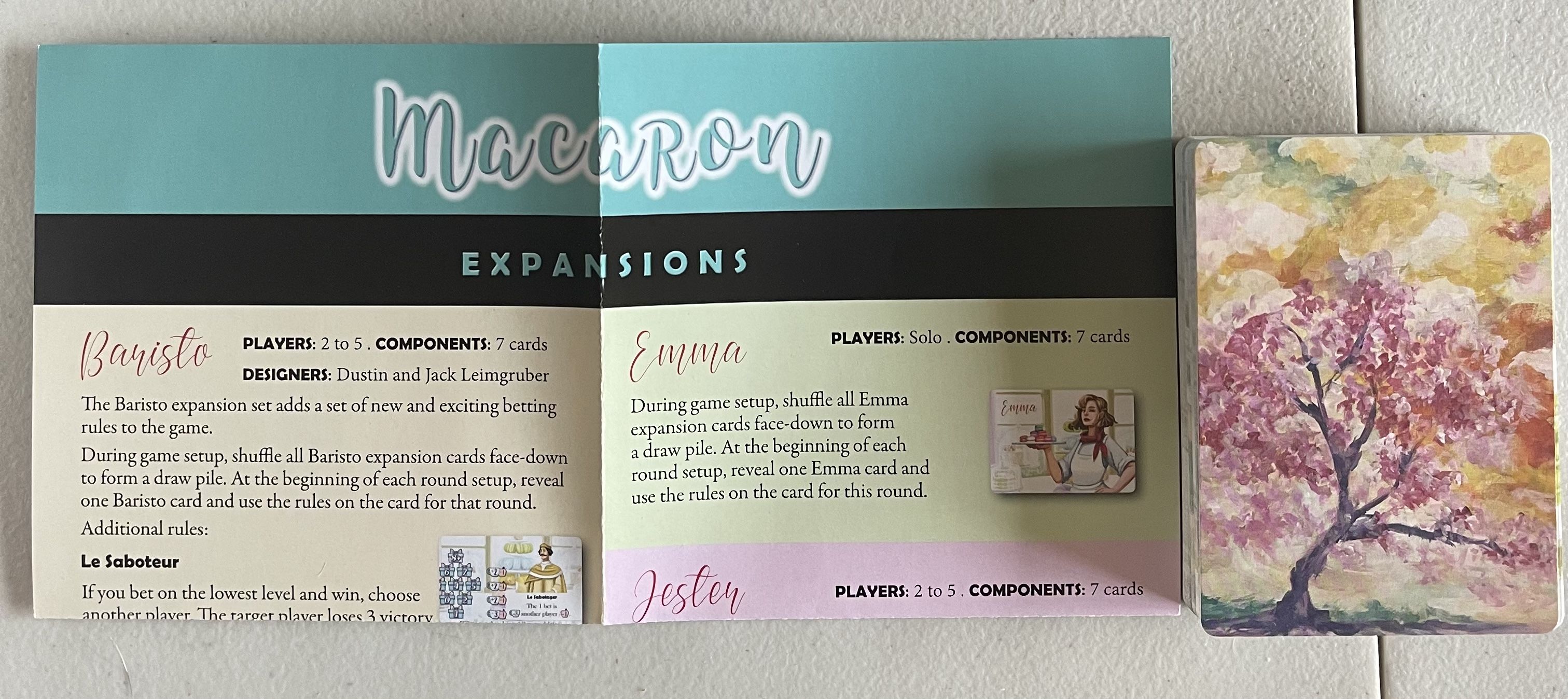 Macaron: Kickstarter Expansion Pack box art