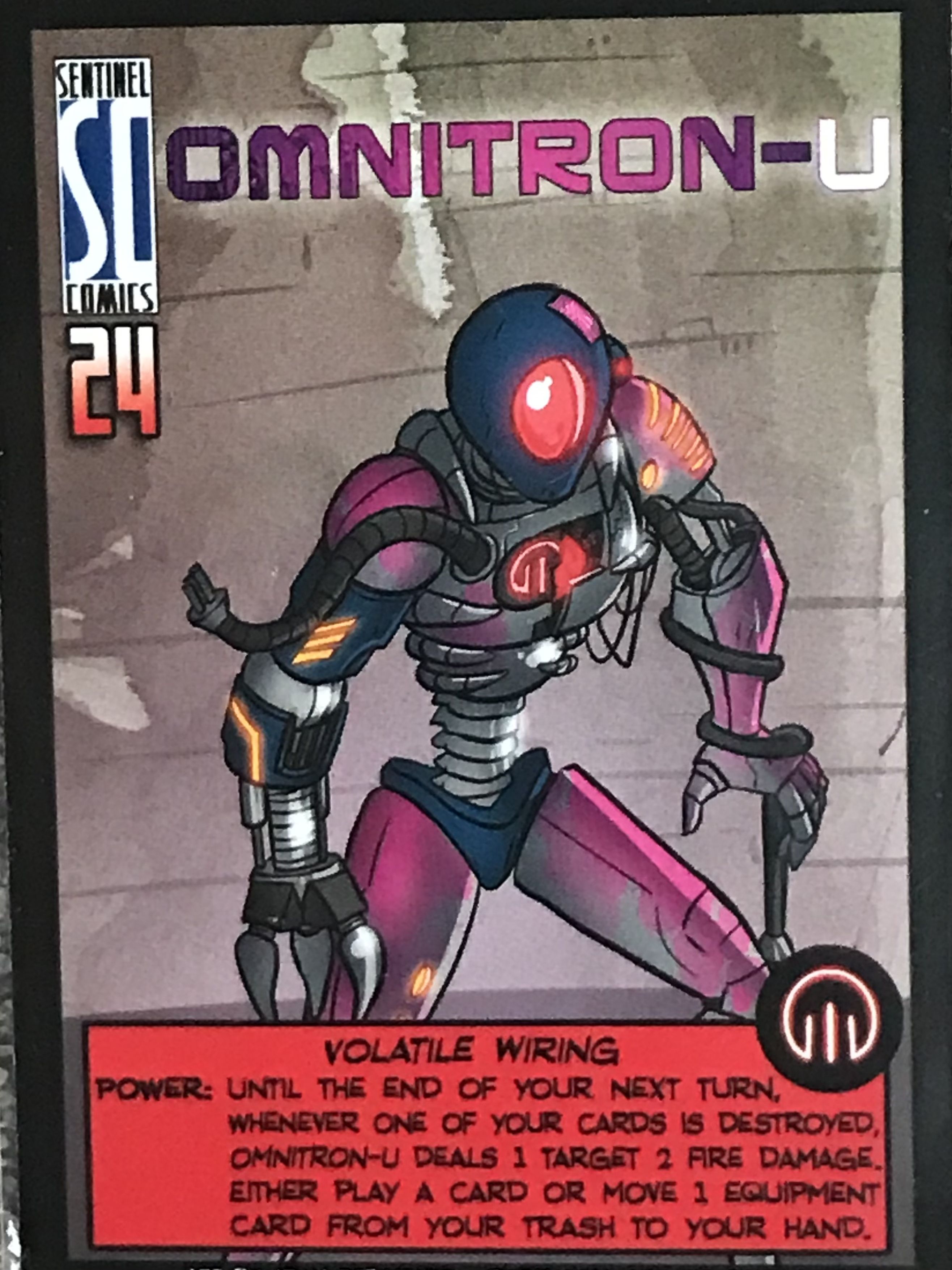 Sentinels of the Multiverse: Omnitron-U Promo Card doboz
