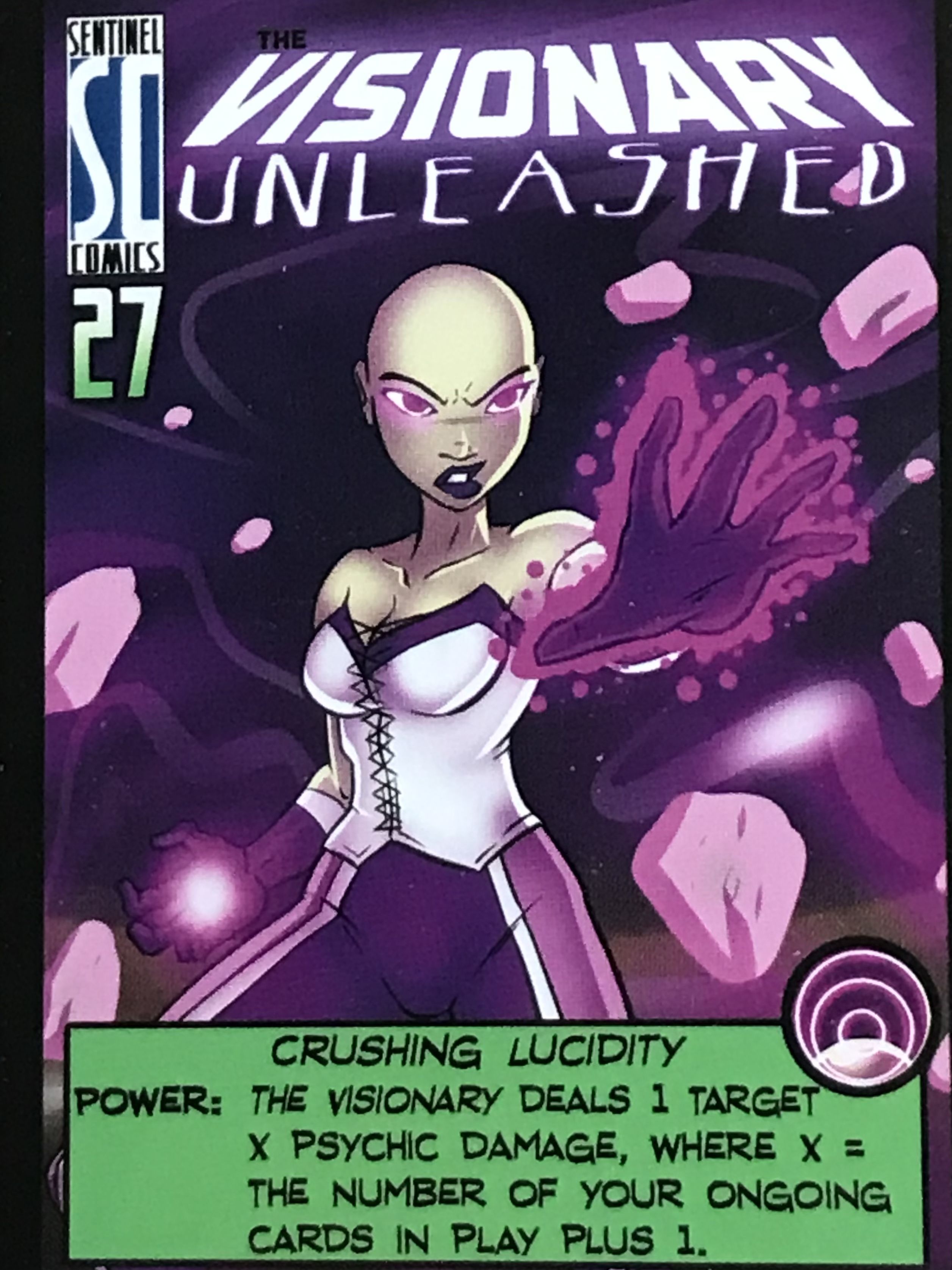 Sentinels of the Multiverse: Visionary Unleashed Promo Card doboz