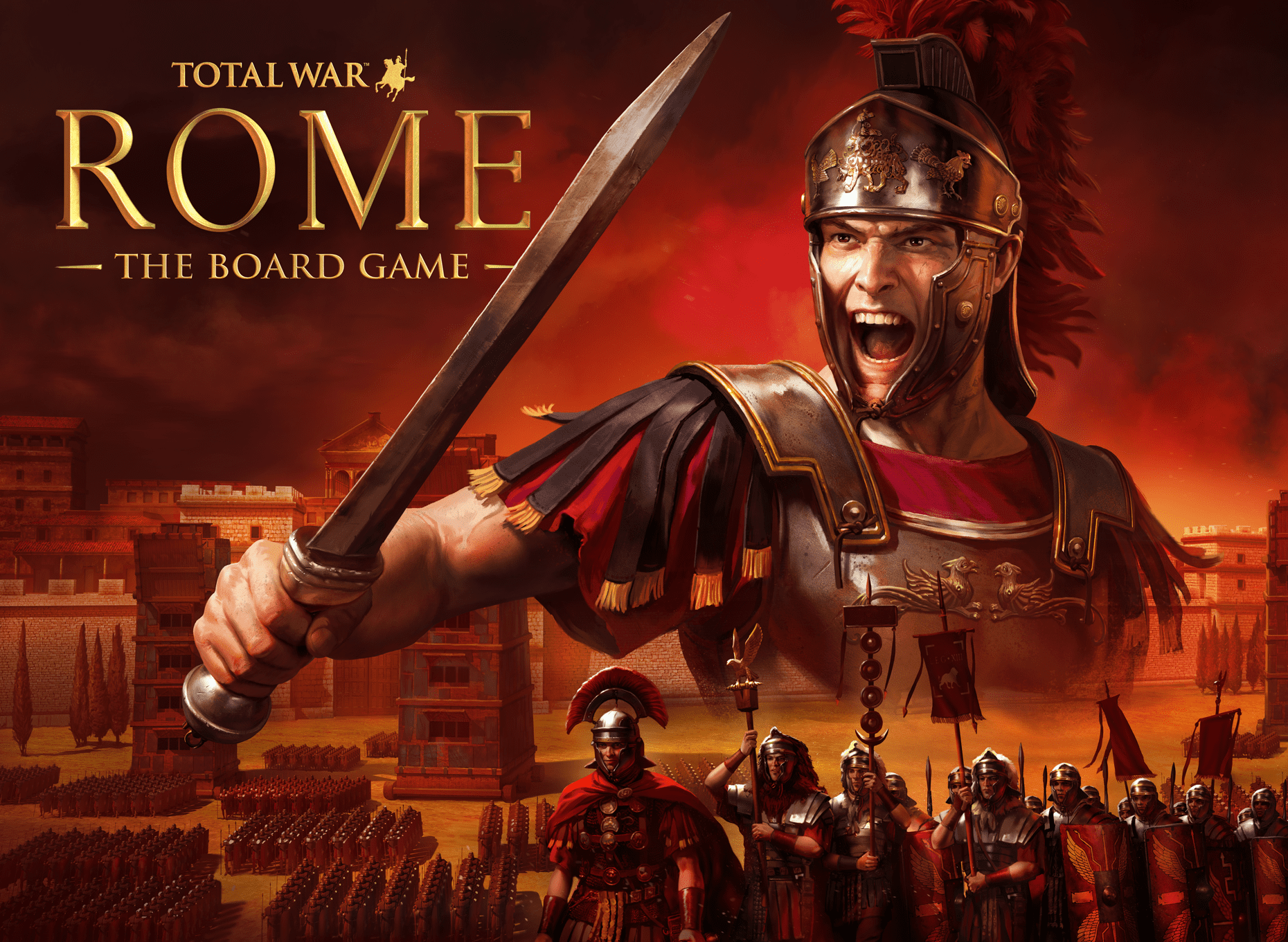 Total War: ROME – The Board Game box art