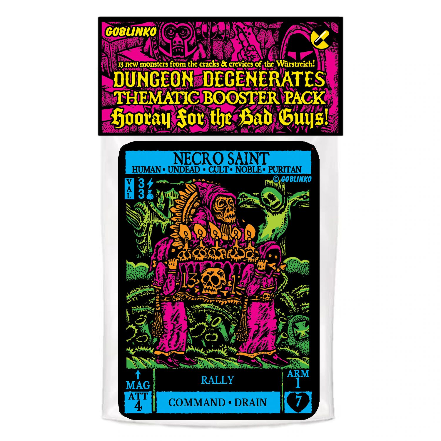 Dungeon Degenerates: Hooray for the Bad Guys box art