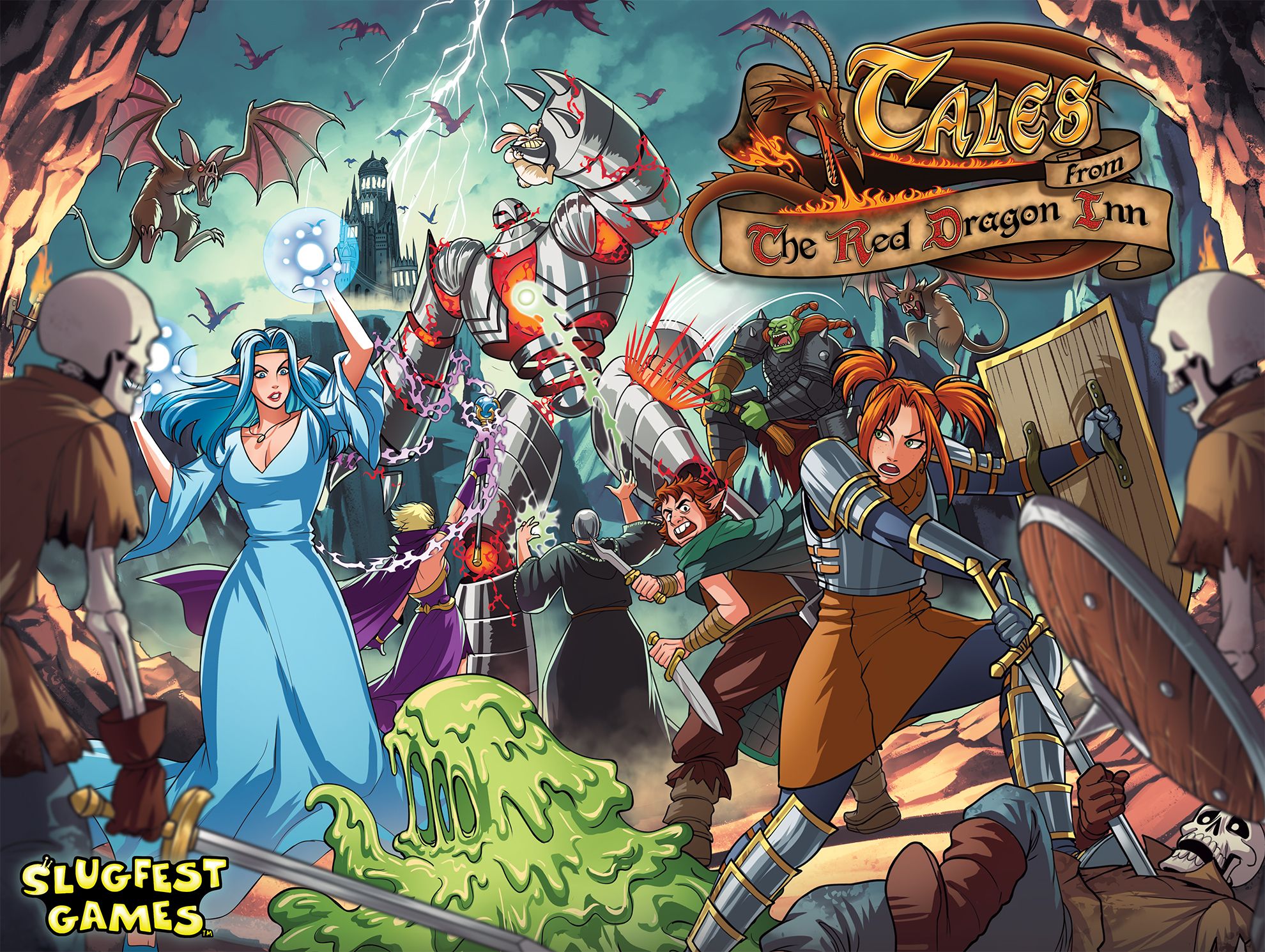 Coperta Tales from the Red Dragon Inn