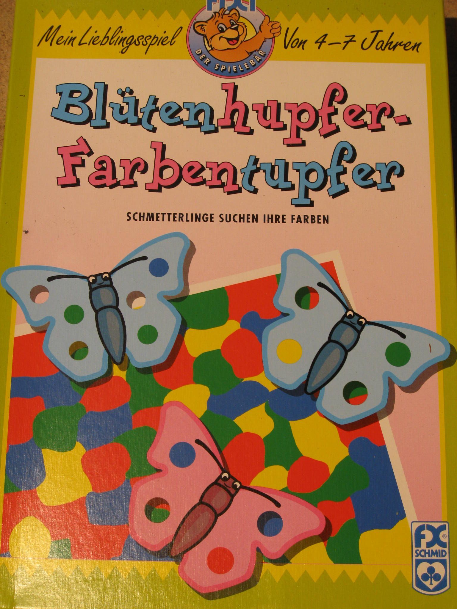 Blütenhupfer-Farbentupfer box art
