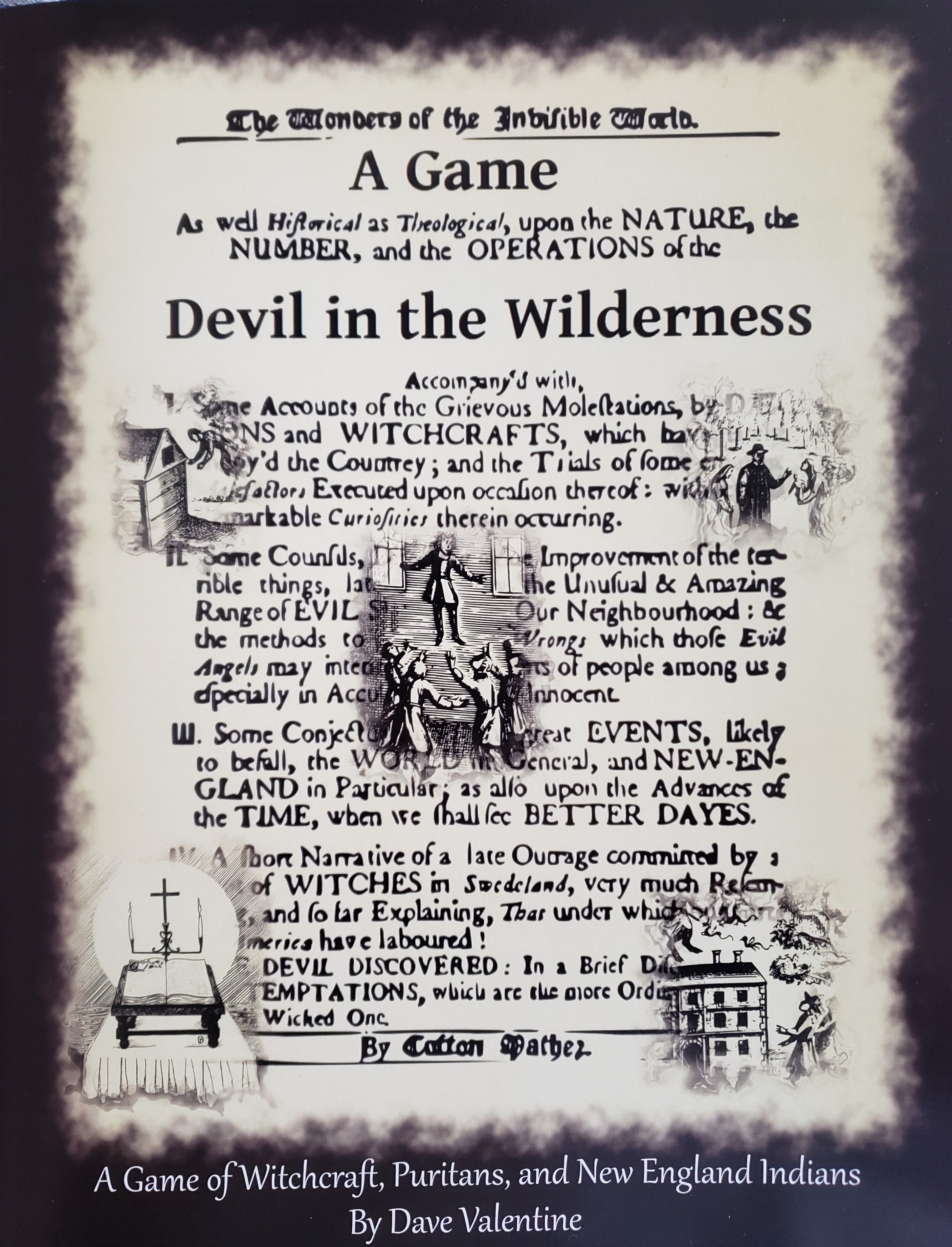 Devil in the Wilderness: A Game of Witchcraft, Puritans, and New England Indians doboz