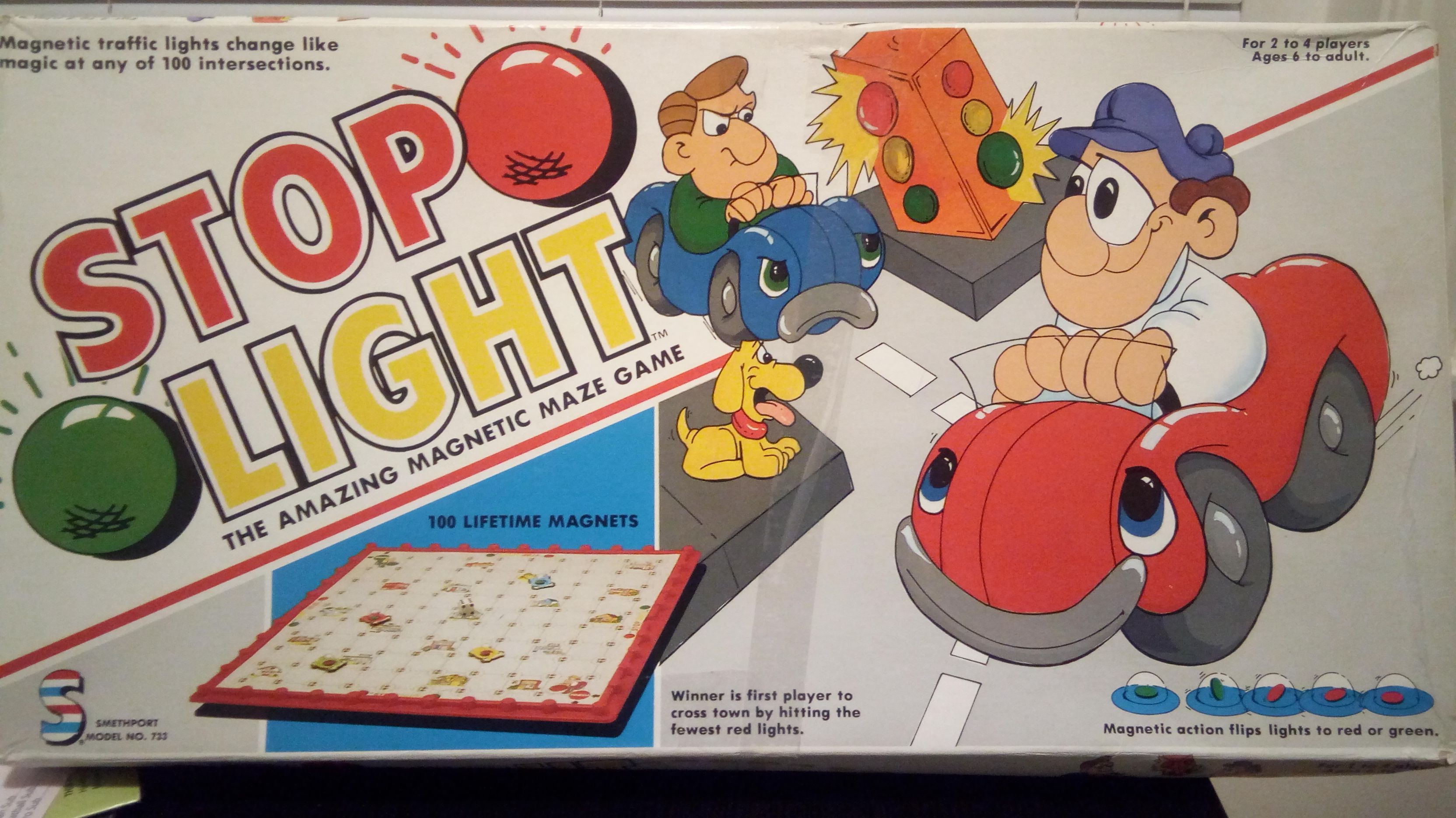 Stop Light: The Amazing Magnetic Race Game box art