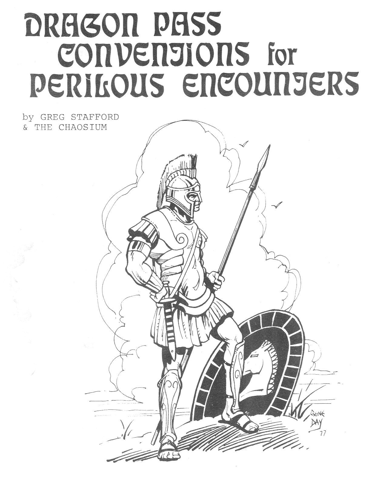 Dragon Pass Conventions for Perilous Encounters box art