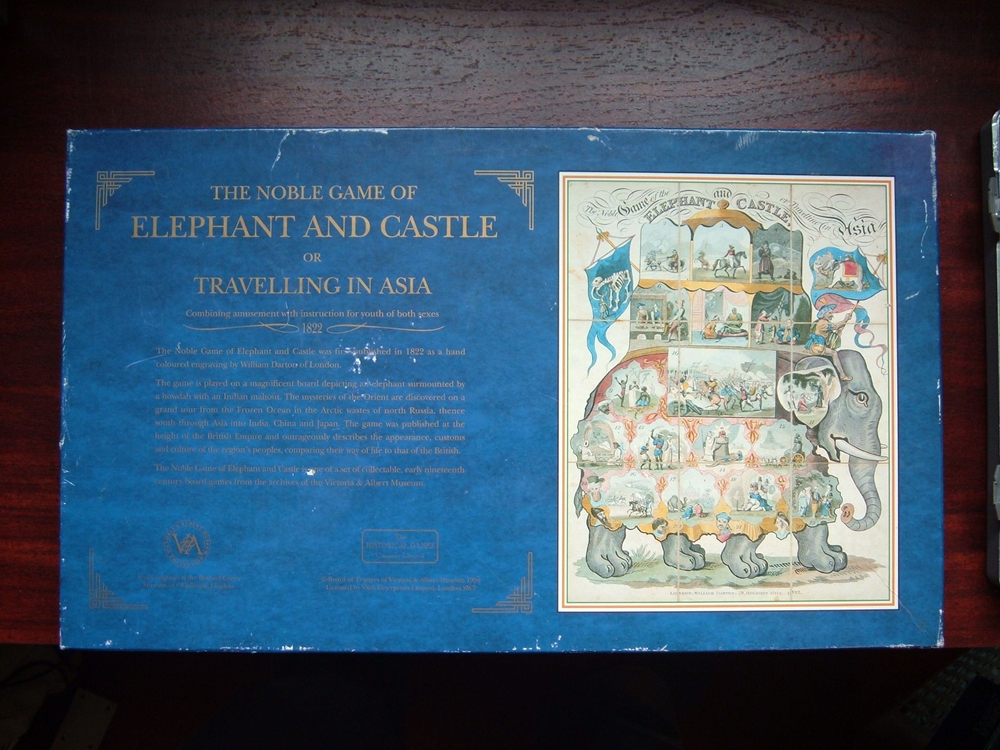 Coperta The Noble Game of Elephant and Castle or Travelling in Asia