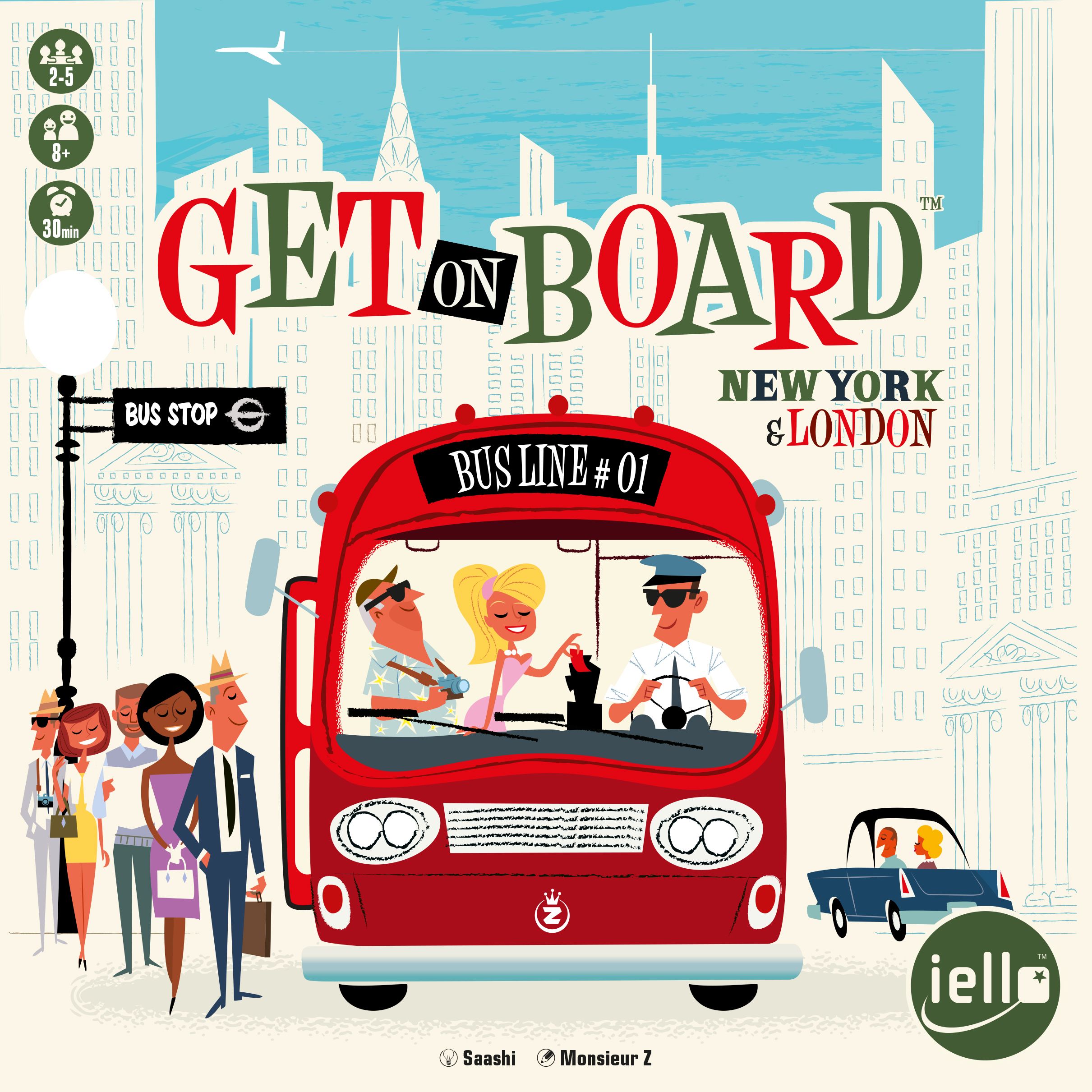 Get on Board: New York & London box art