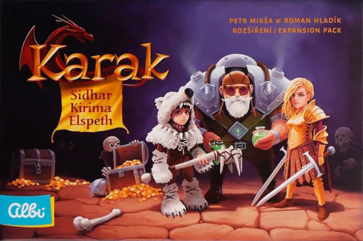 Karak: Sidhar, Kirima, Elspeth doboz