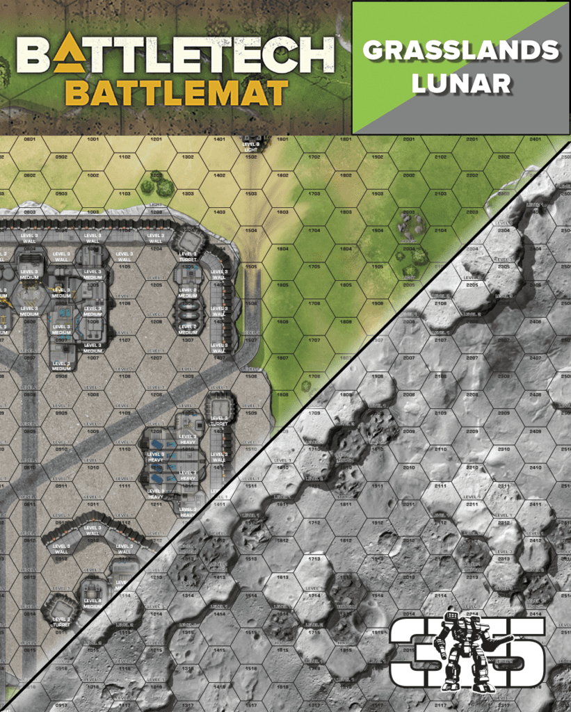 BattleTech: Lunar/Grasslands Battlemat doboz