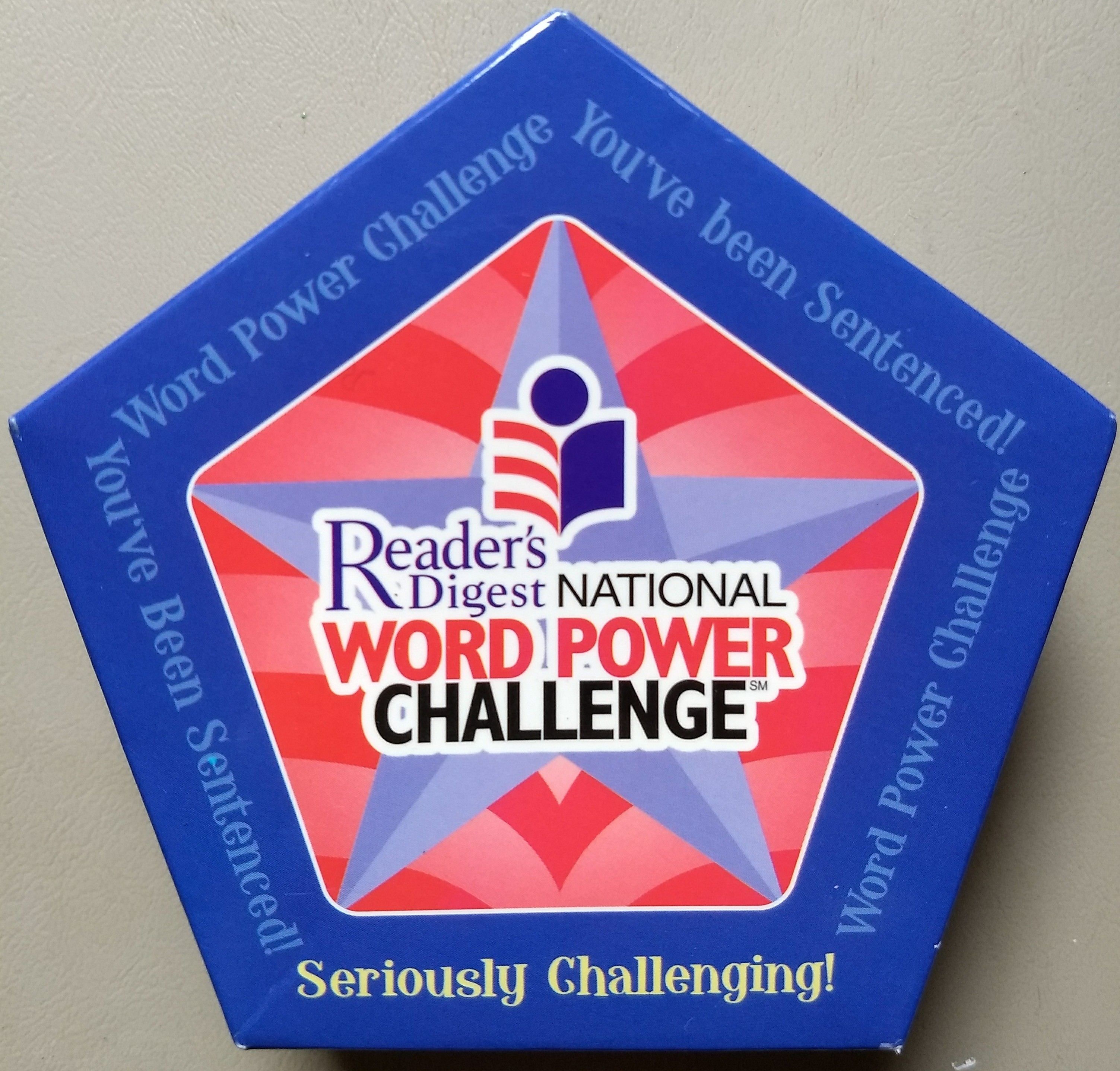 You've Been Sentenced! Add-On Deck: Reader's Digest National Word Power Challenge (A-L) doboz