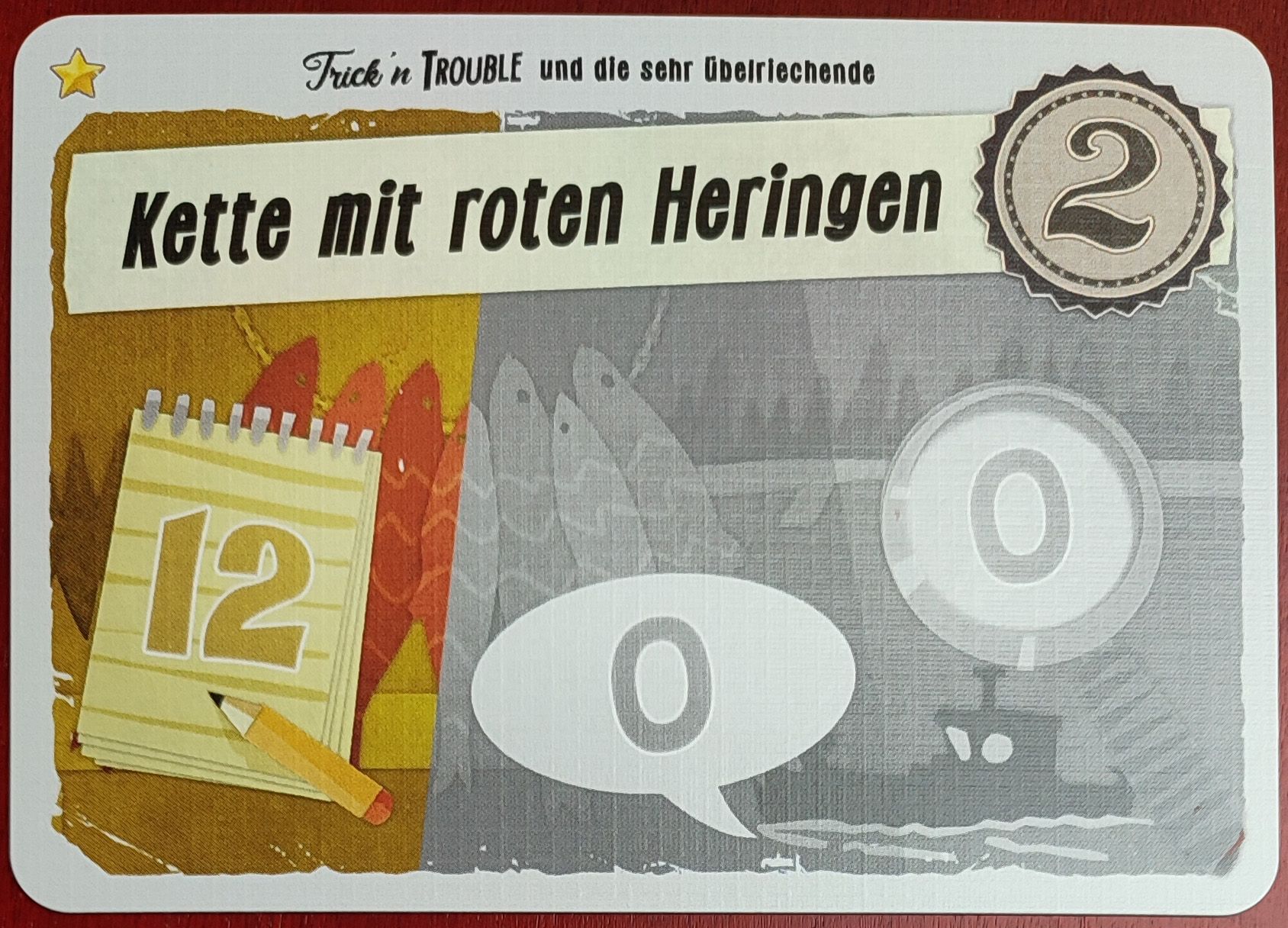 Coperta Trick‘n Trouble: Kette mit roten Heringen promo card
