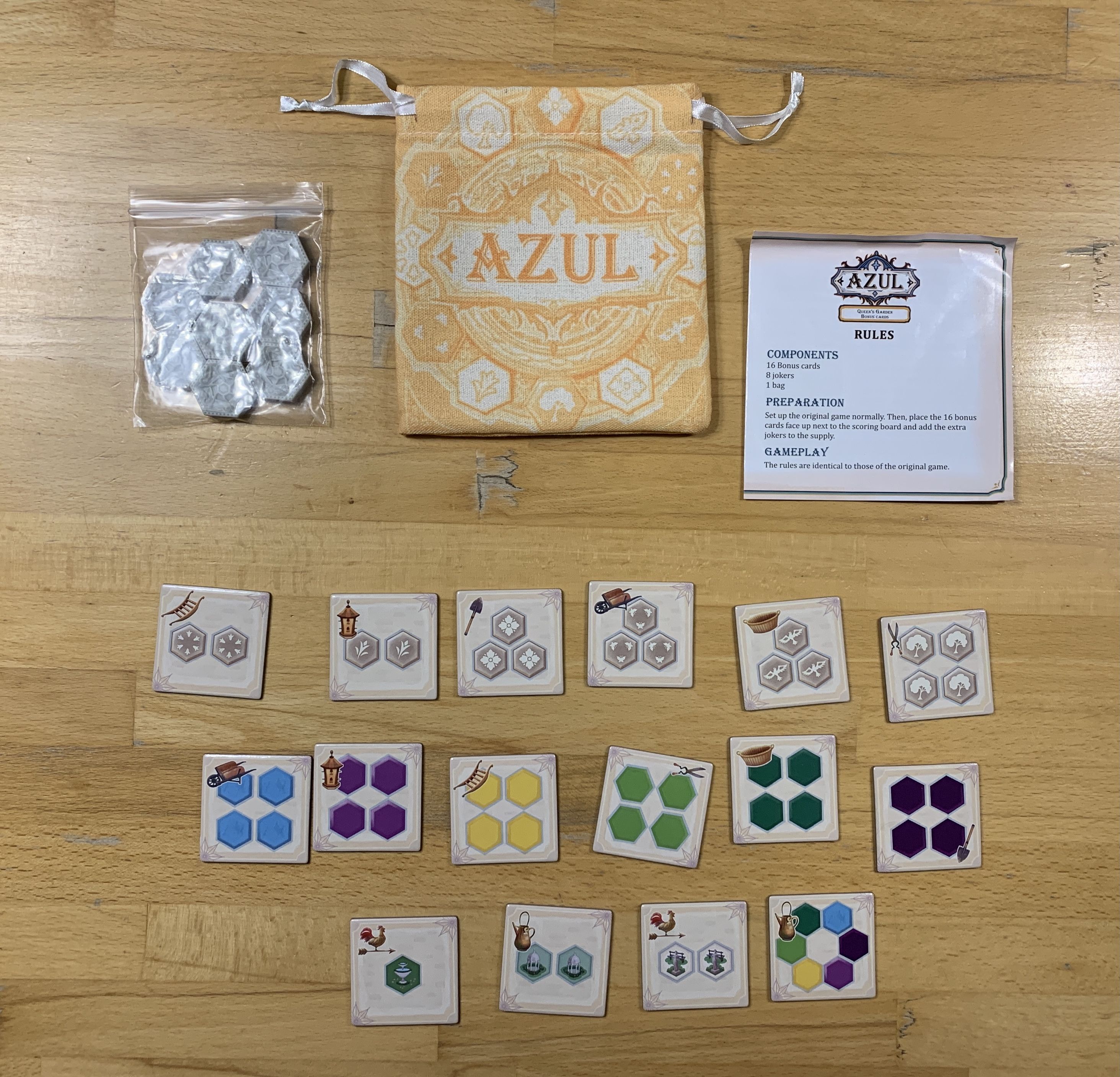 Azul: Queen's Garden – Bonus Cards doboz