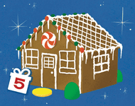 Holly Jolly: Gingerbread House Promo Card