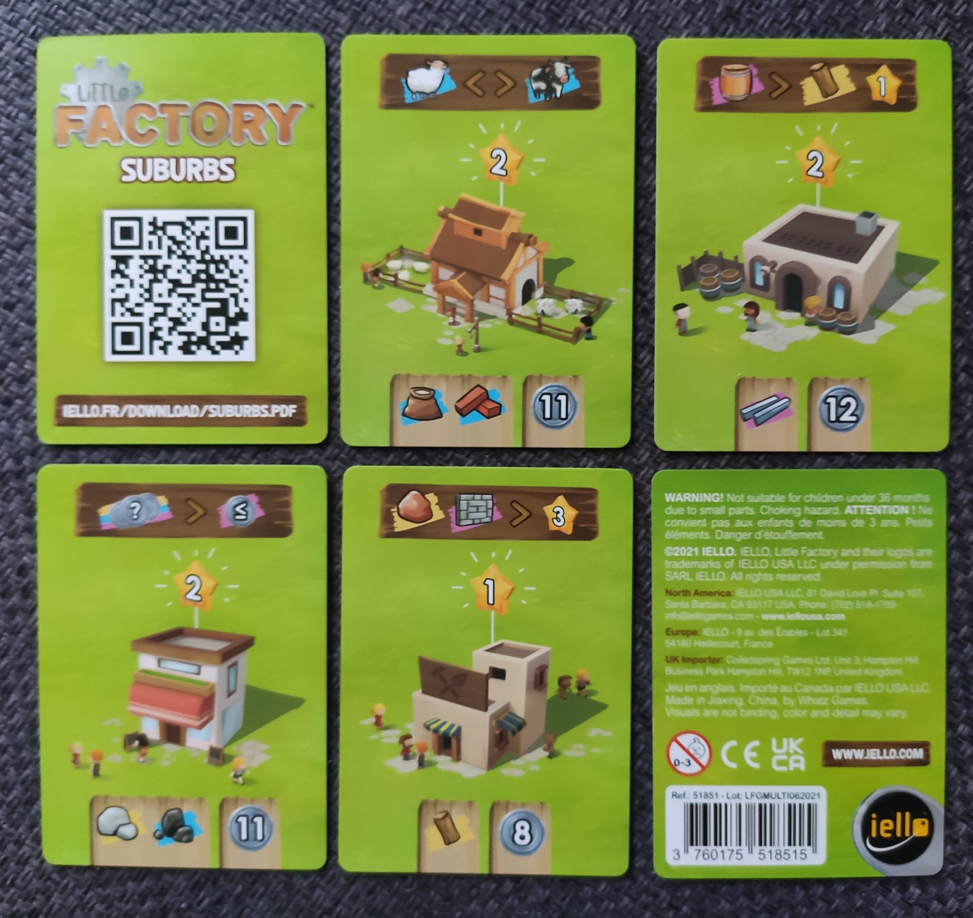 Little Factory: Suburbs box art