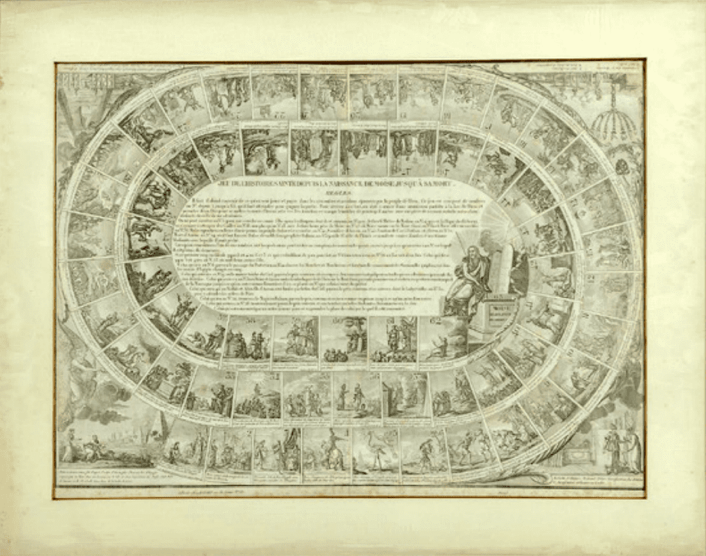 Coperta Jeu de l'histoire sainte depuis la naissance de Moïse jusqu'à sa mort