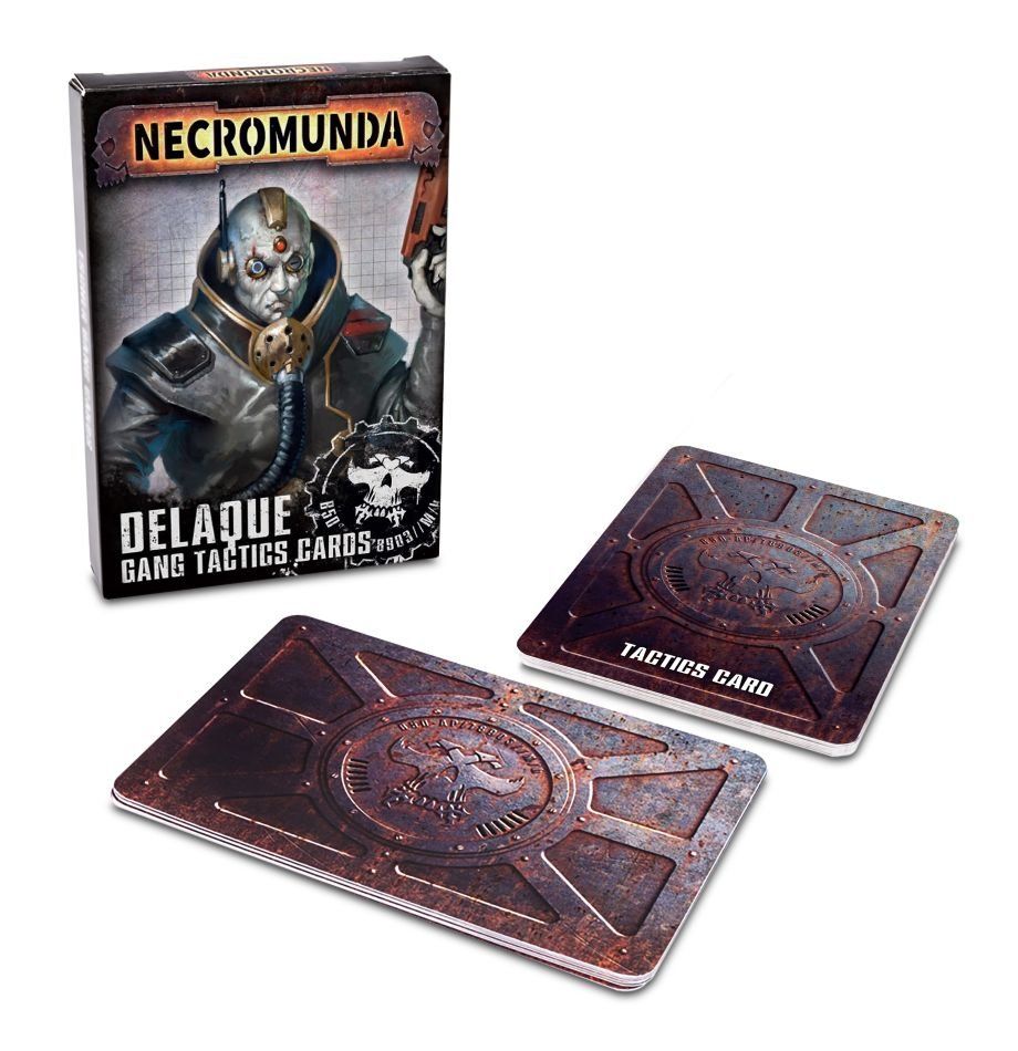 Necromunda Underhive: Delaque Gang Tactics Cards box art