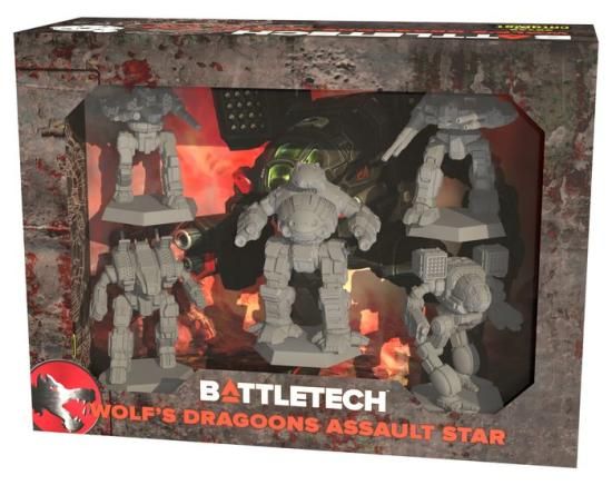 BattleTech: Wolf's Dragoons Assault Star doboz