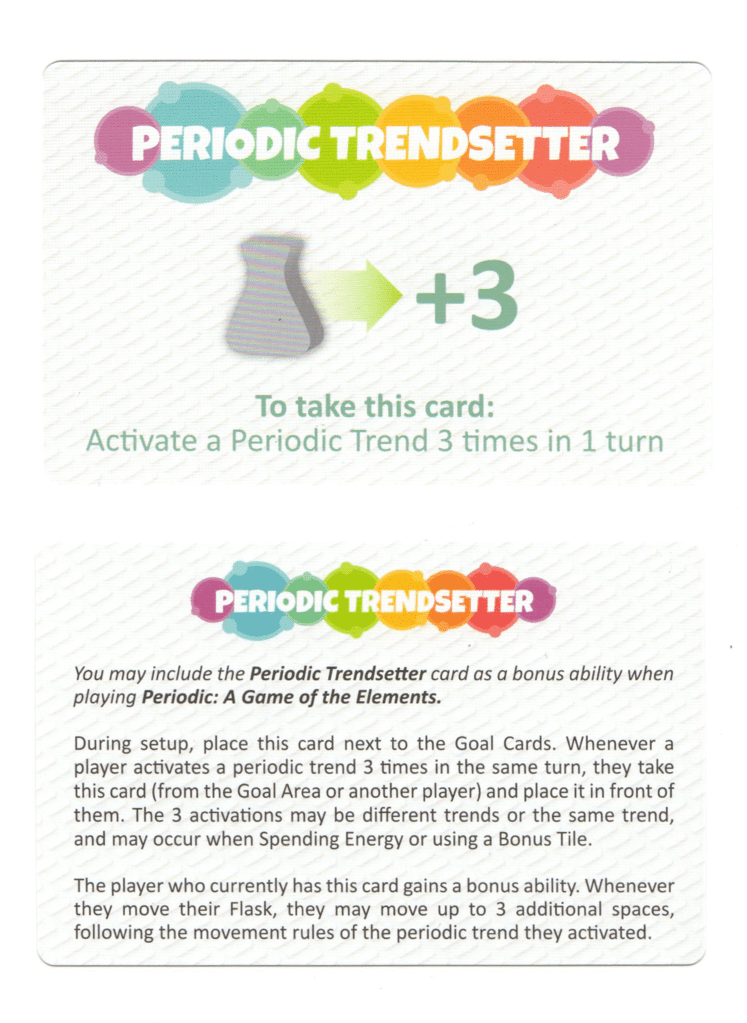 Periodic: A Game of the Elements – Periodic Trendsetter box art