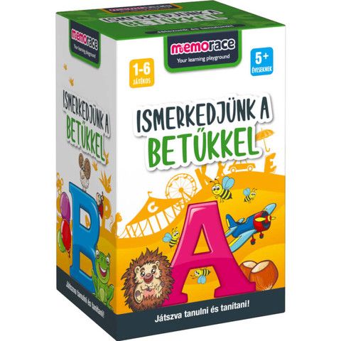 Memorace: Ismerkedjünk a betűkkel box art