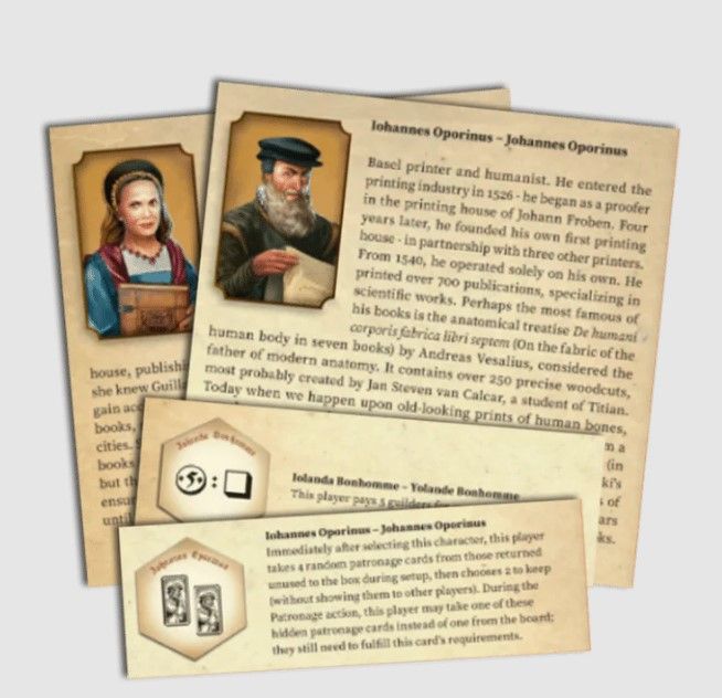 Gutenberg: Yolande & Johannes Promo Characters doboz