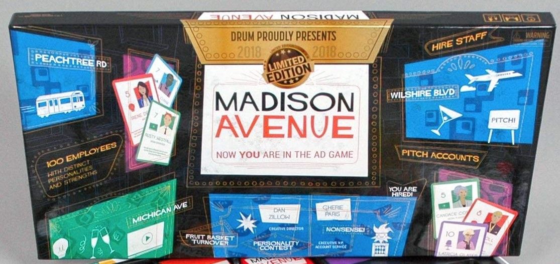 Madison Avenue: Now You Are In The Ad Game box art