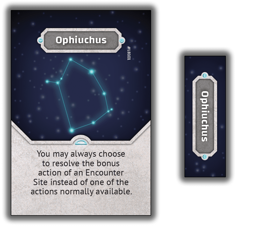 Coperta Origins: First Builders – Ophiuchus, the 13th sign of the Zodiac promo card
