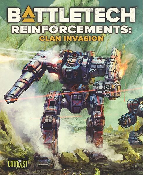 Coperta BattleTech: Reinforcements – Clan Invasion
