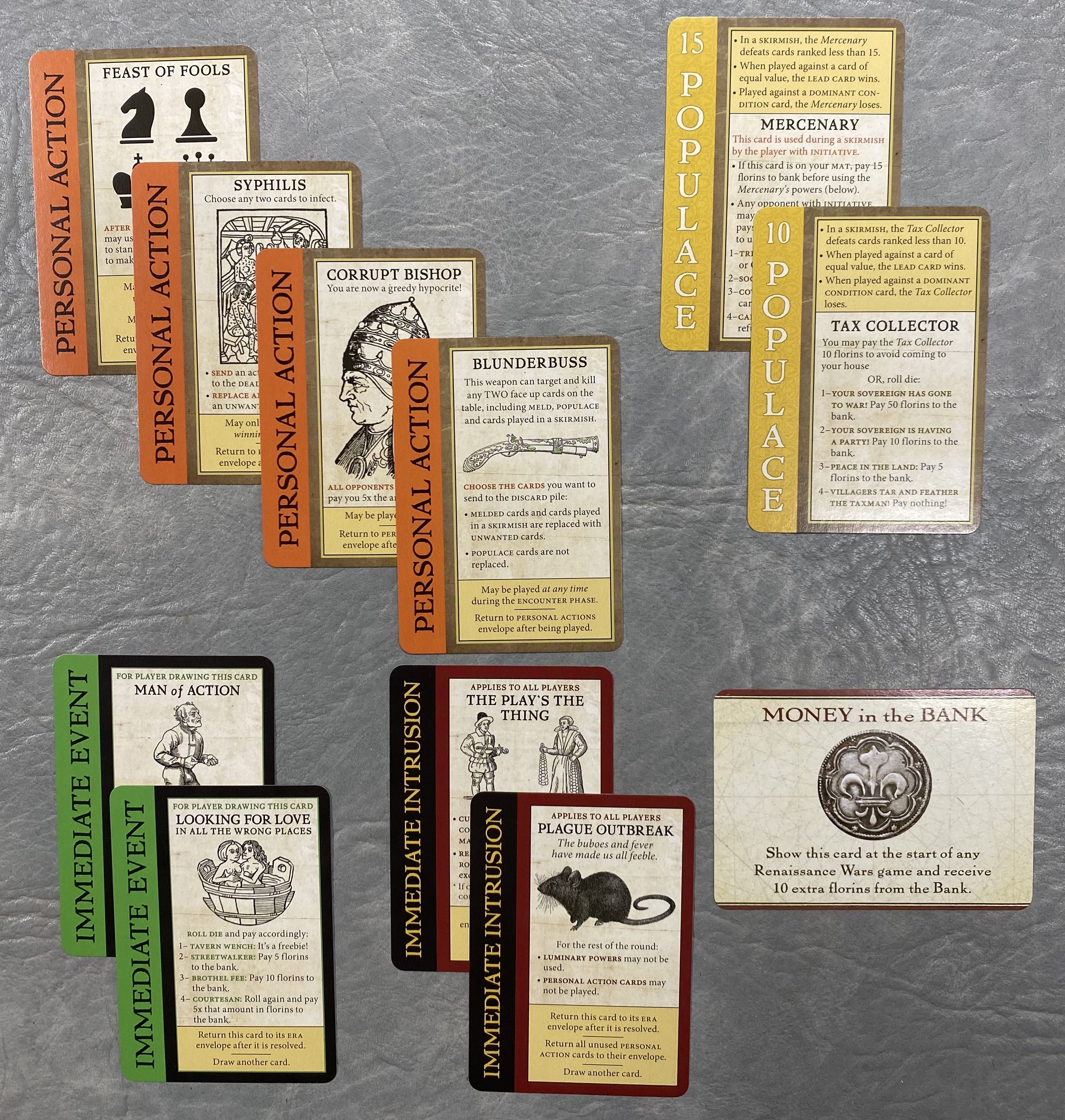 Renaissance Wars: Kickstarter Exclusive Stretch Goal Cards box art