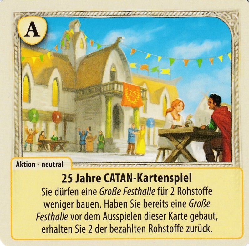 Catan: Das Duell – Sonderkarte 2021: 25 Jahre CATAN-Kartenspiel box art
