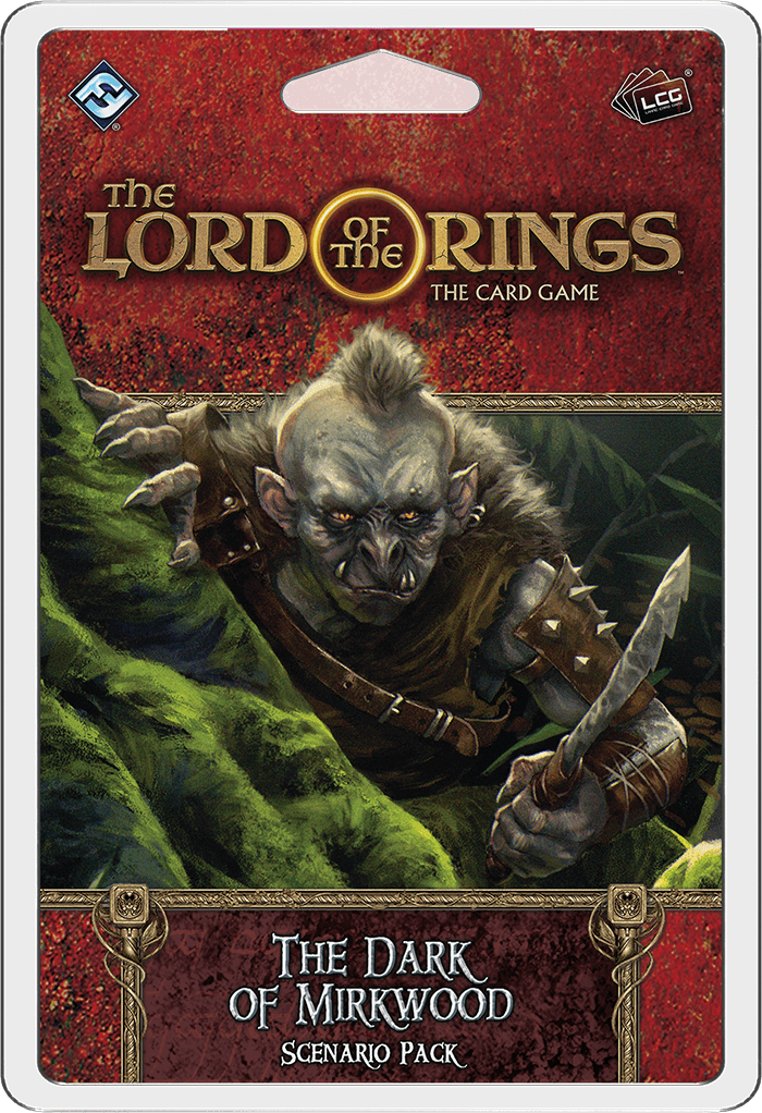 The Lord of the Rings: The Card Game – The Dark of Mirkwood box art