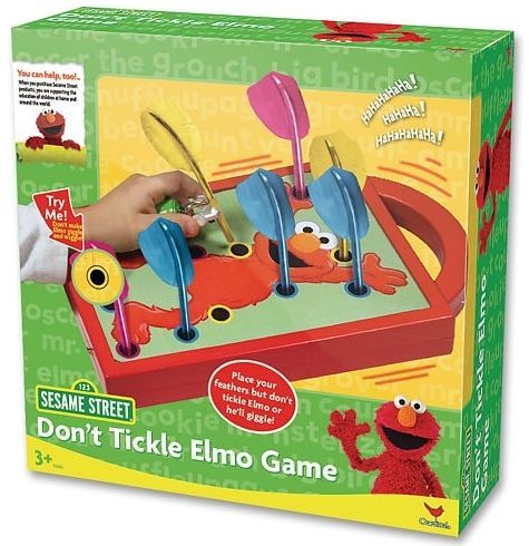 Don't Tickle Elmo box art